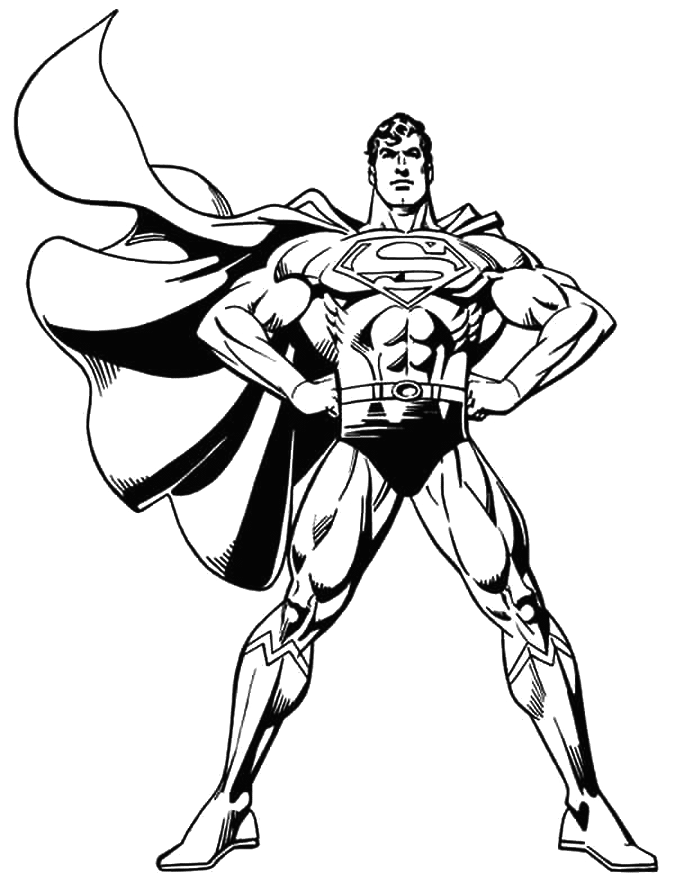 Coloriage Superman