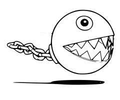 Coloriage Chain Chomp