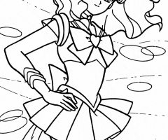 Coloriage Sailor Neptune