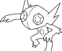 Coloriage Tenefix Pokemon