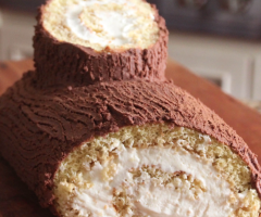 Bûche tiramisu sans cuisson